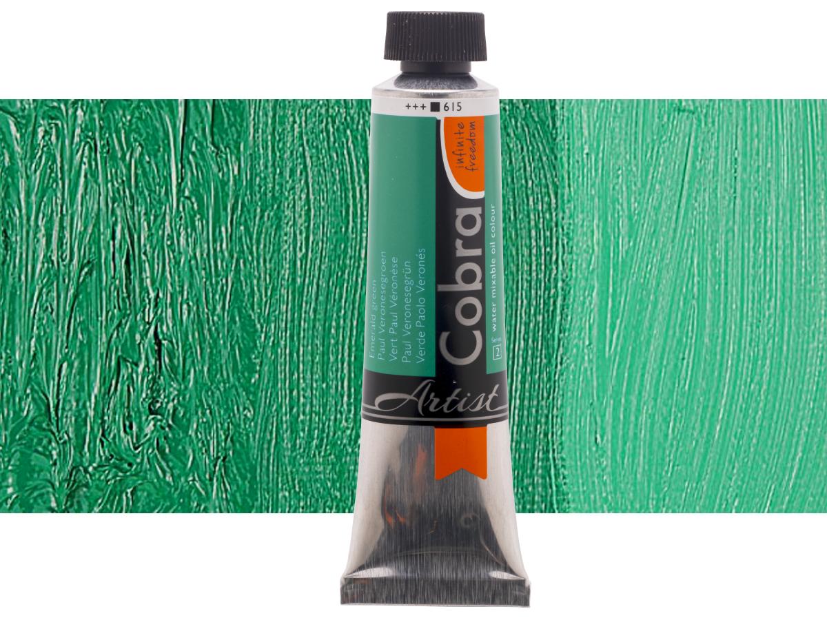 COBRA ARTIST WASSERVERMALBARE ÖLFARBE 40ML 615 PAUL VERONESE GRÜN 1