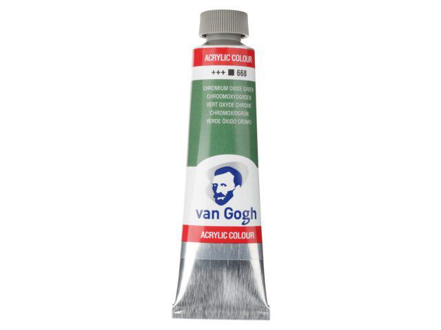 VAN GOGH ACRYL 40ML 668 CHROMOXIDGRÜN 1