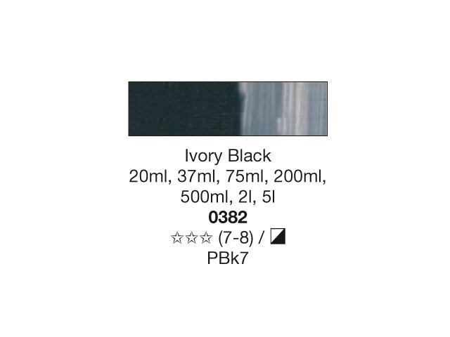 LUKAS STUDIO ÖLFARBE 75ML 382 ELFENBEINSCHWARZ 
 1