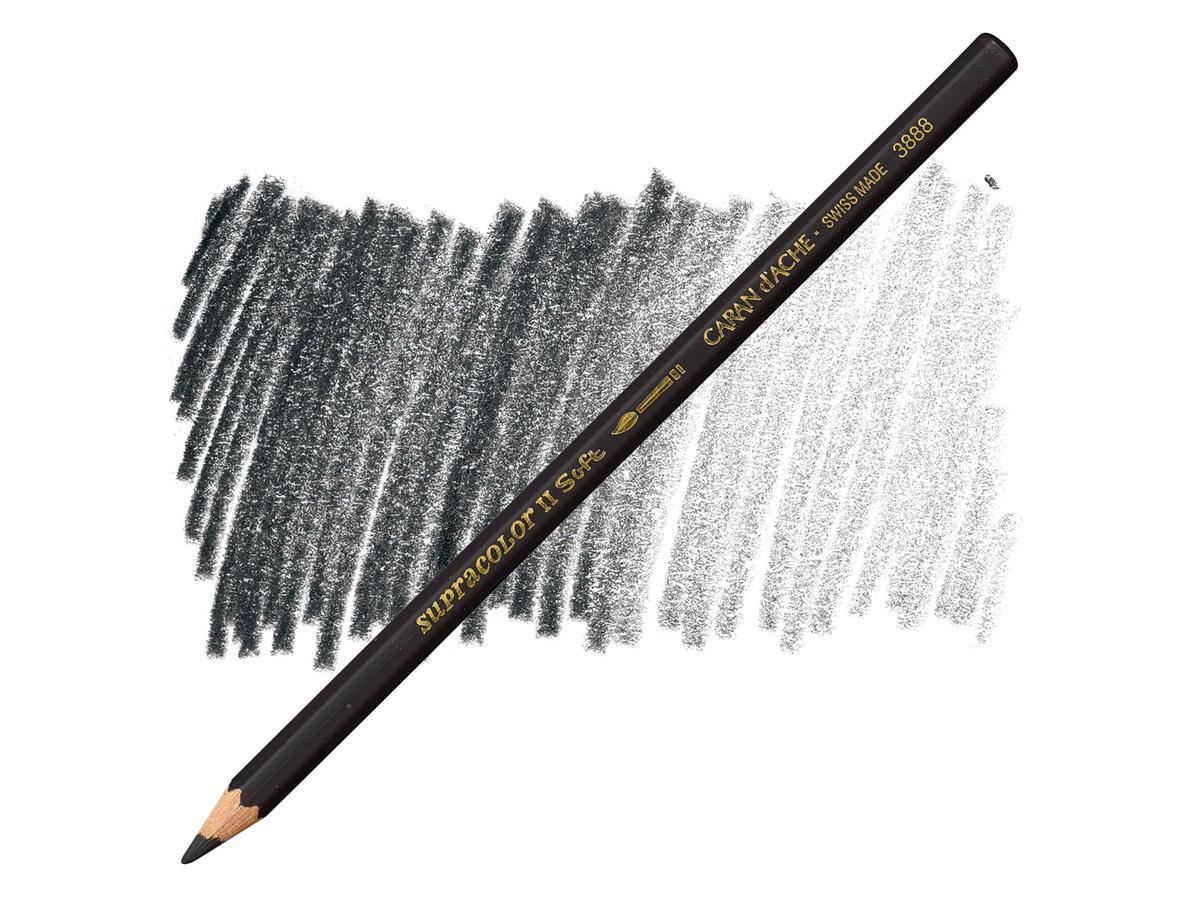 CARAN D'ACHE SUPRACOLOR 409 AQUARELLSTIFT GRAU ANTRACIET 1