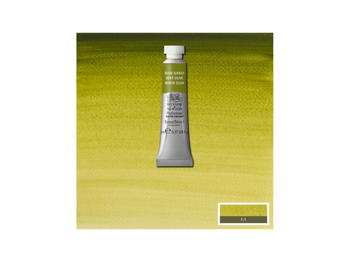 WINSOR & NEWTON AQUARELLFARBE 5ML 447 OLIVGRÜN 1