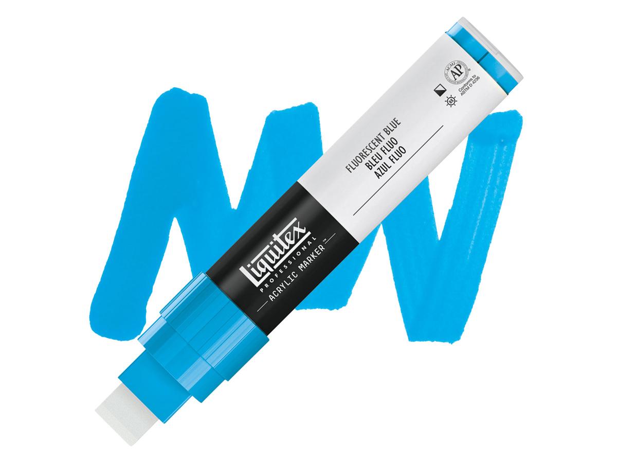 LIQUITEX ACRYL MARKER 0984 15MM FLUORESCENT BLUE 1
