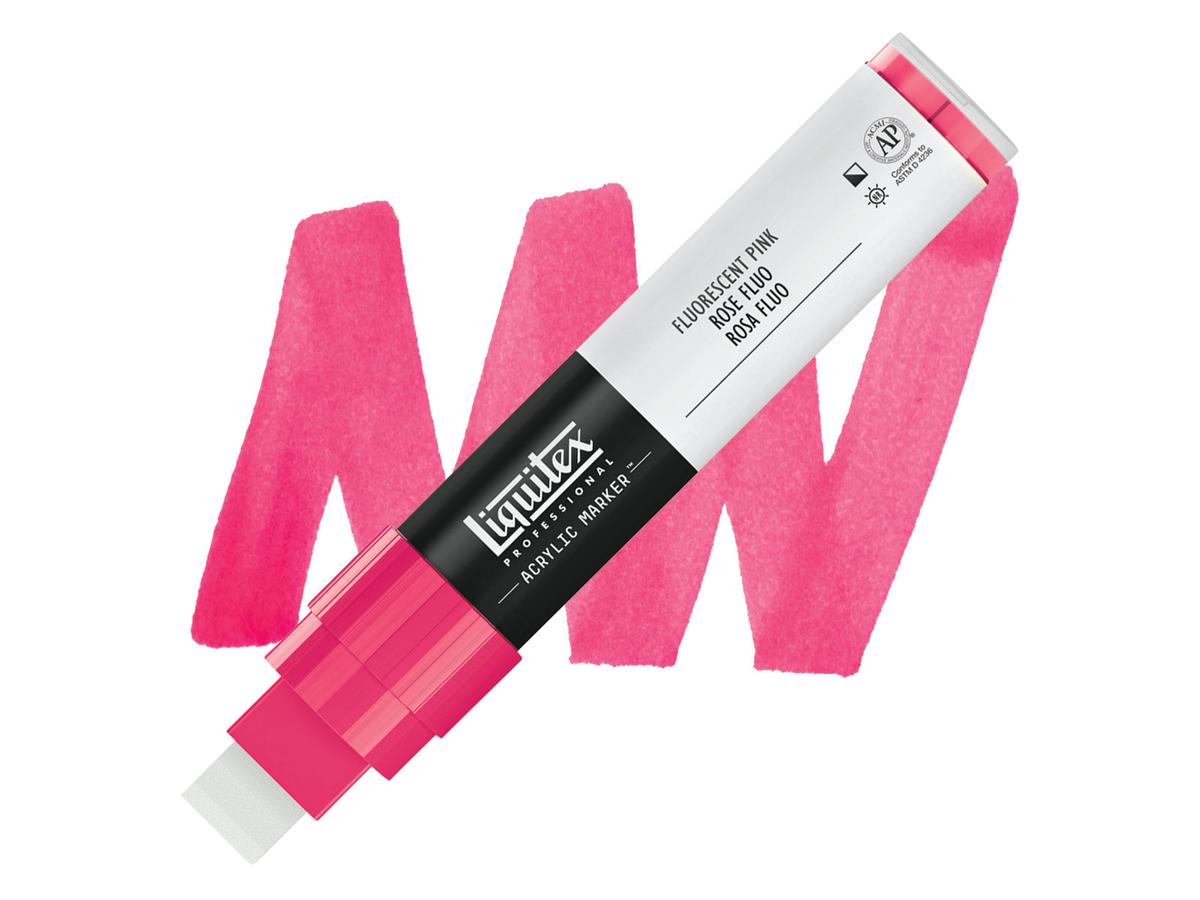 LIQUITEX ACRYL MARKER 0987 15MM FLUORESCENT PINK 1