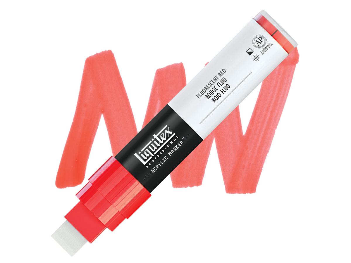 LIQUITEX ACRYL MARKER 0983 15MM FLUORESCENT RED 1