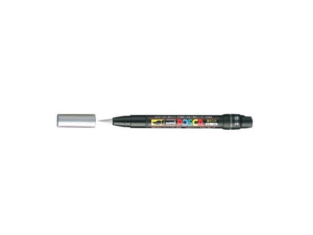 UNI-POSCA BRUSH PCF350AR SILBER 1