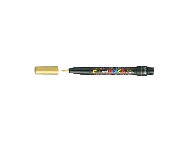 UNI-POSCA BRUSH PCF350OR GOLD 1