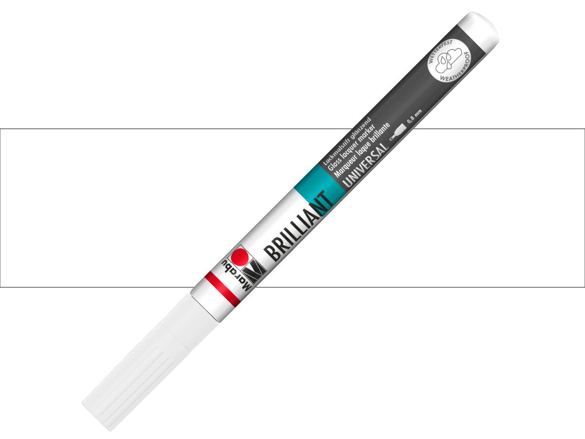 MARABU BRILLIANT PAINTER 0,8MM 070 WEISS 1
