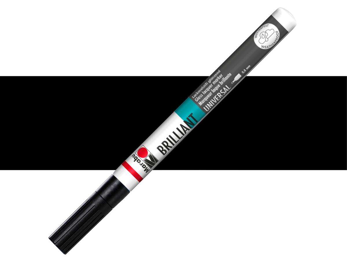 MARABU BRILLIANT PAINTER 0,8MM 073 SCHWARZ 1