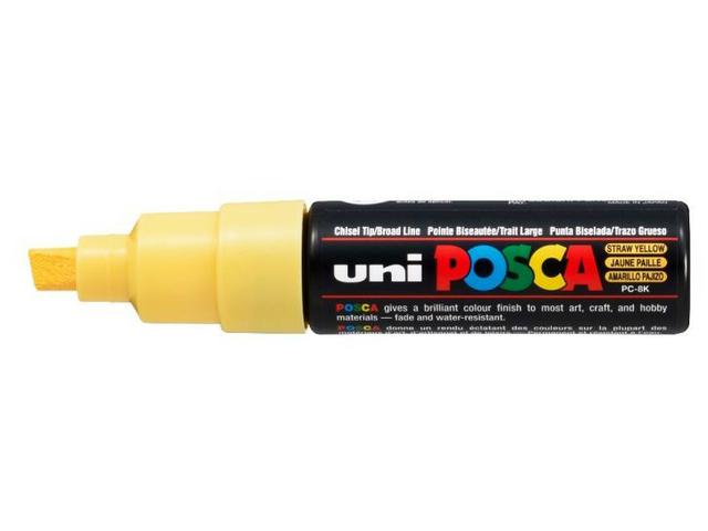 UNI POSCA PC8JP STROHGELB BREIT 1