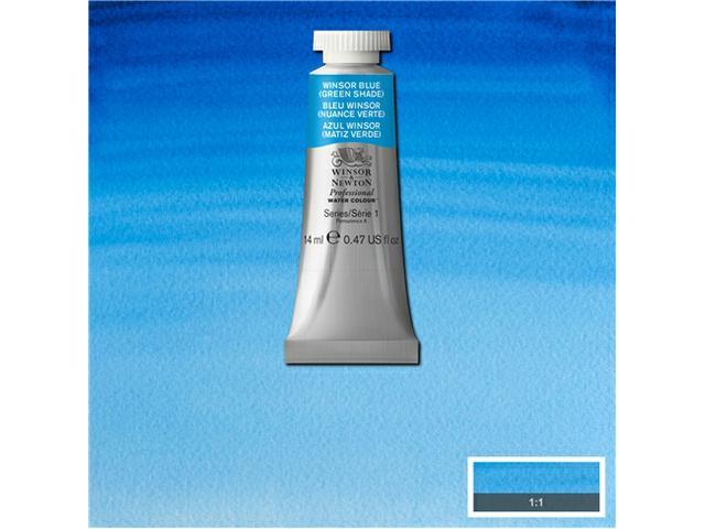 WINSOR & NEWTON AQUARELLFARBE 14ML 707 WINSOR BLUE GREENSH 1