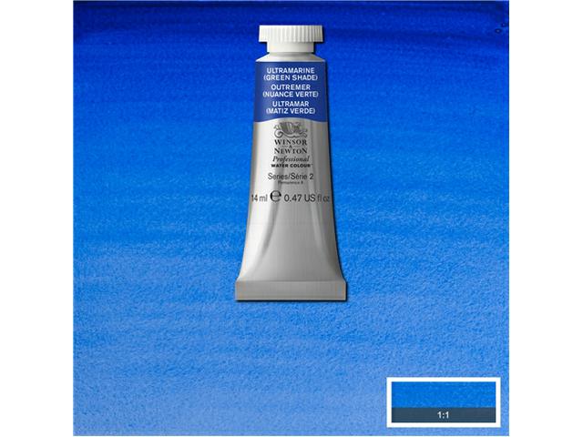 WINSOR & NEWTON AQUARELLFARBE 14ML 667 ULTRAMARINE GREEN 1