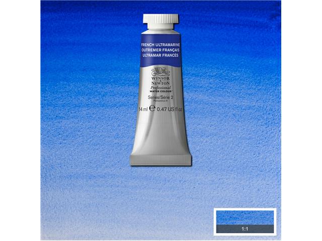 WINSOR & NEWTON AQUARELLFARBE 14ML 263 FRENCH ULTAMARIJN 1