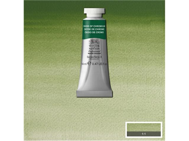 WINSOR & NEWTON AQUARELLFARBE 14ML 459 OXIDE CHROME'M 1