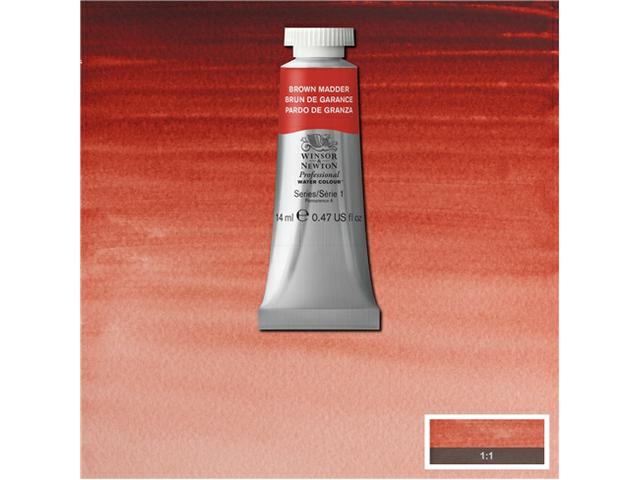 WINSOR & NEWTON AQUARELLFARBE 14ML 056 BROWN MADDER 1