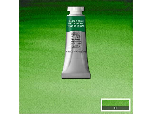 WINSOR & NEWTON AQUARELLFARBE 14ML 311 HOOKER'S GREEN 1