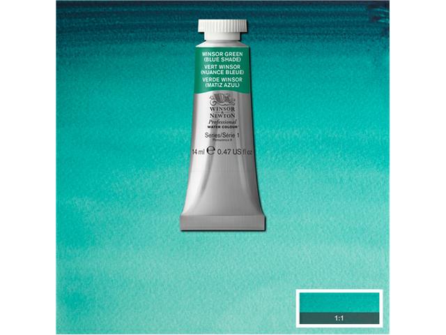 WINSOR & NEWTON AQUARELLFARBE 14ML 719 WINSOR GREEN BLSH 1