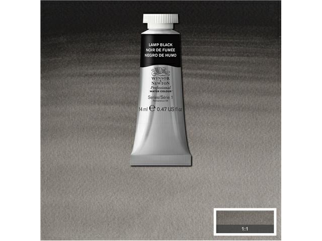 WINSOR & NEWTON AQUARELLFARBE 14ML 337 LAMP BLACK 1
