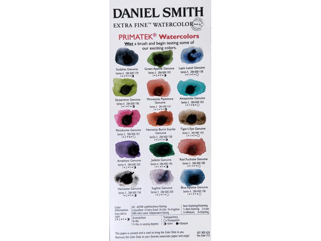 DANIEL SMITH WATERCOLOUR DOT CARD PRIMATEK 1