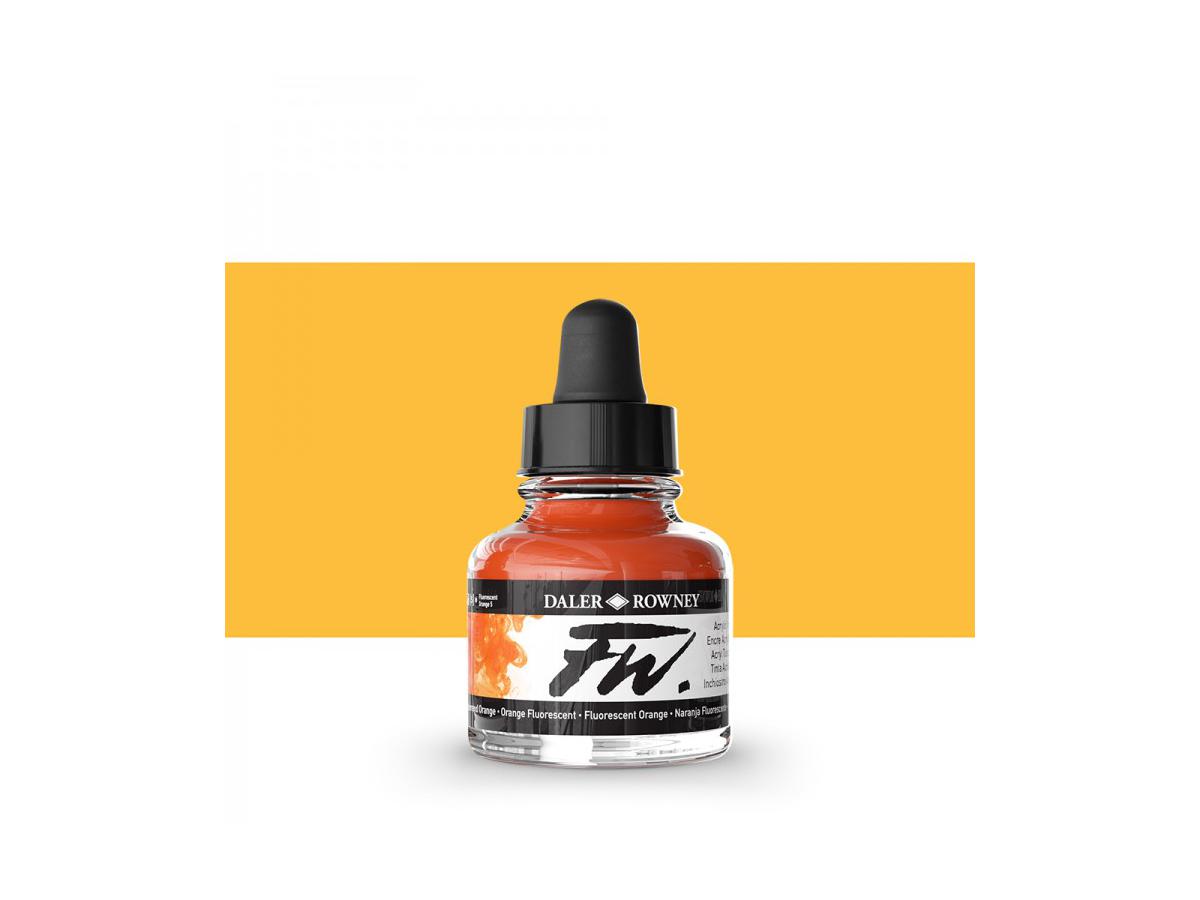 FW ACRYLTUSCHE FLUORESZIERENDE ORANGE 653 1