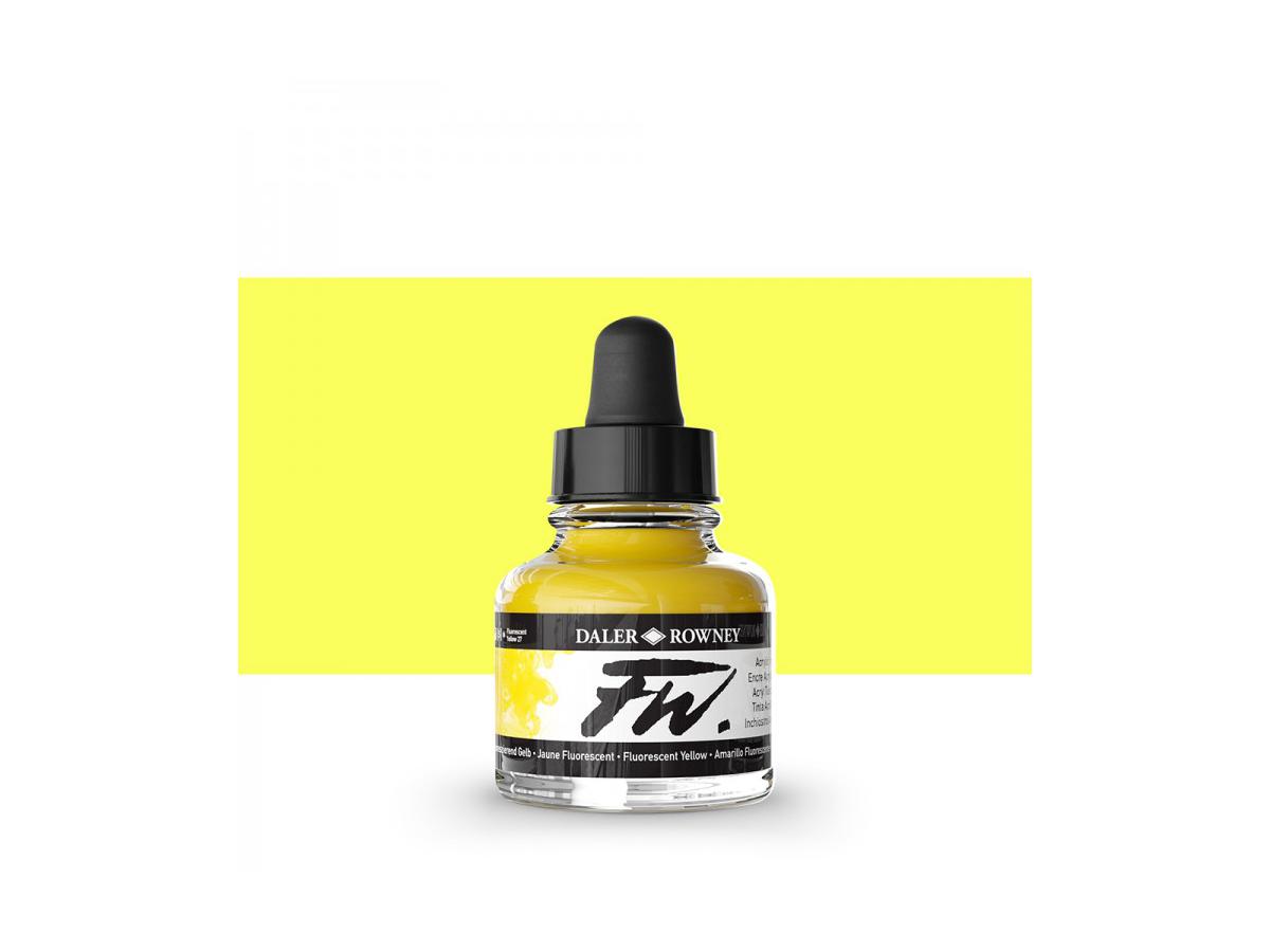FW ACRYLTUSCHE FLUORESZIERENDES GELB 681 1
