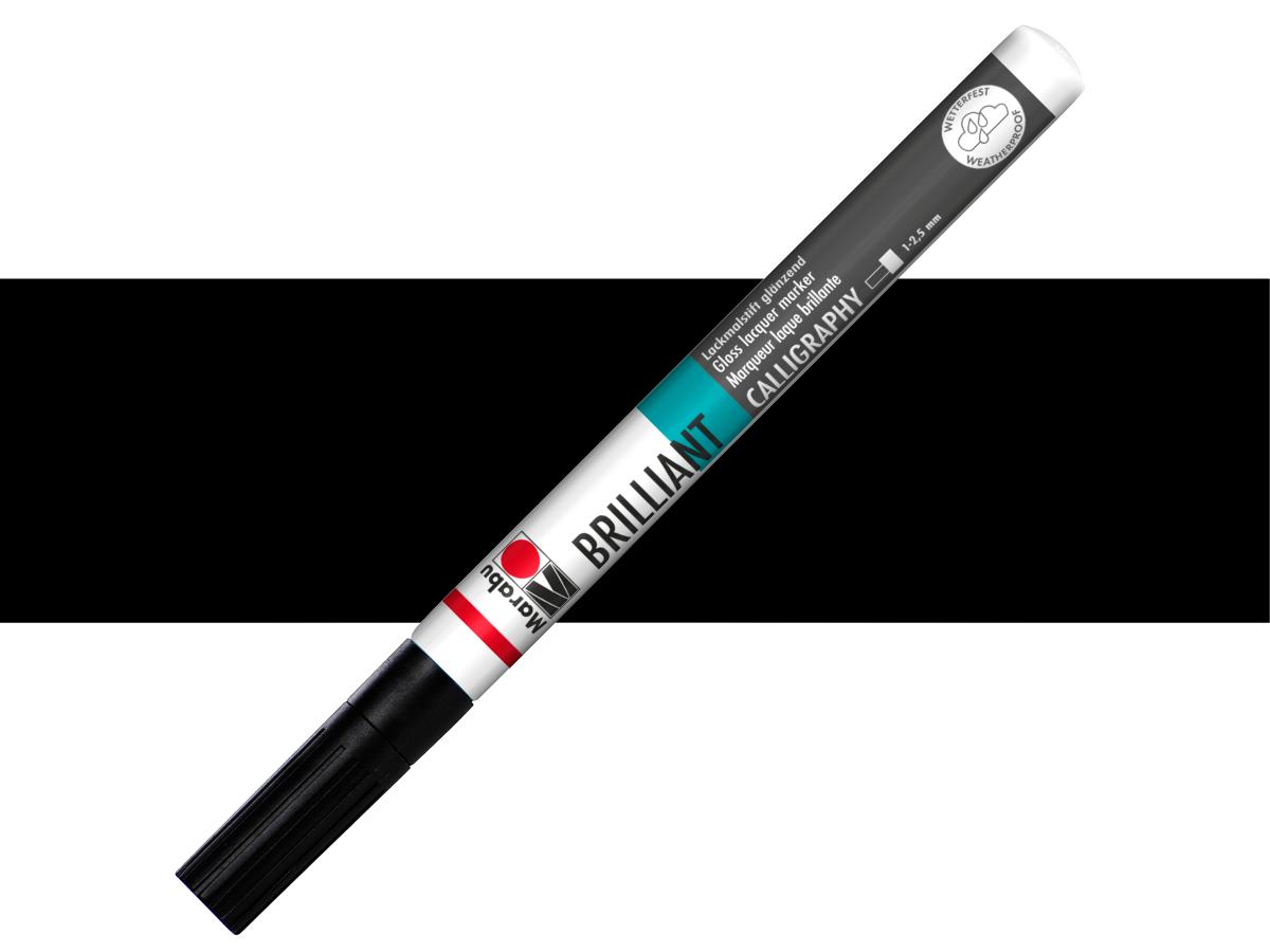 MARABU BRILLIANT PAINTER KALLIGRAFIE 073 SCHWARZ 1