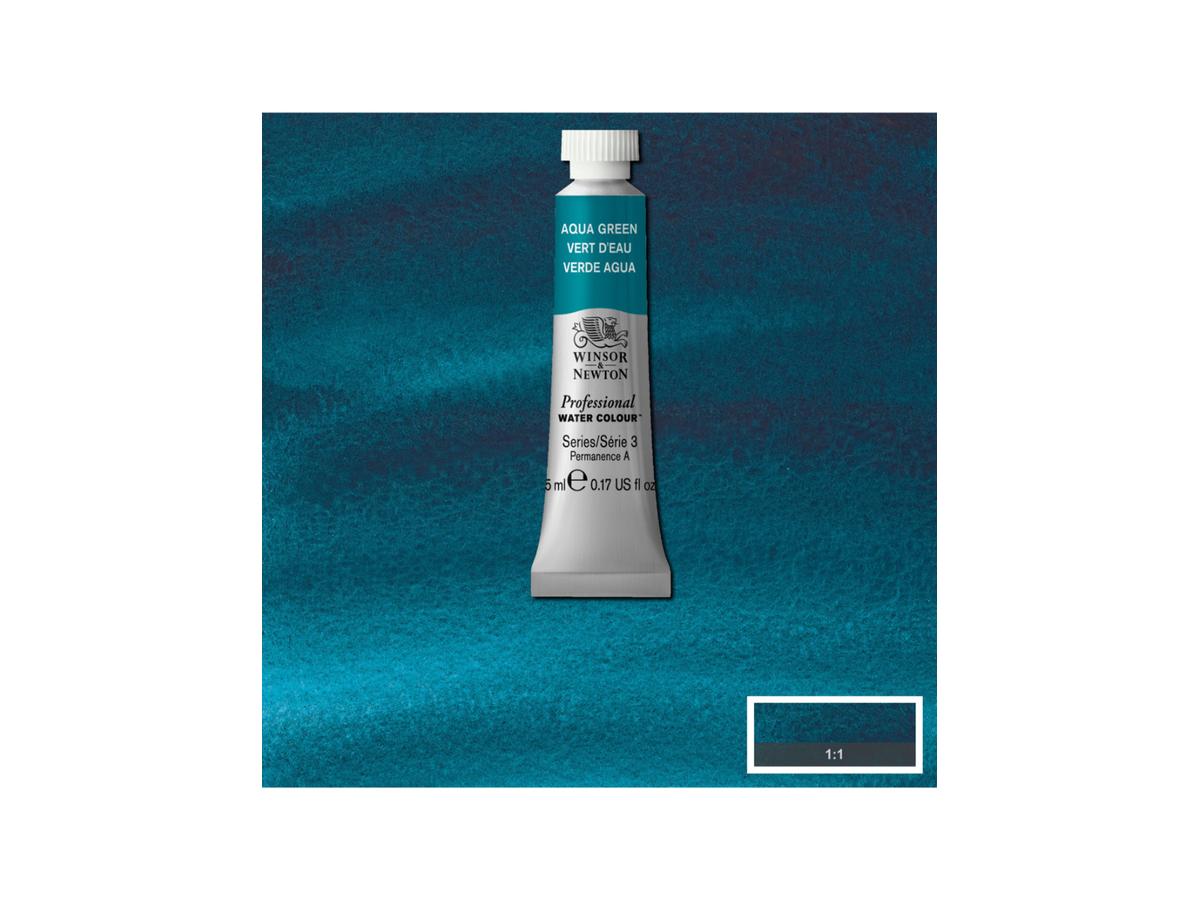 WINSOR & NEWTON AQUARELL 5ML S3 697 AQUA GREEN 1
