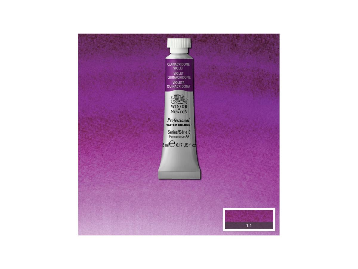 WINSOR & NEWTON AQUARELLFARBE 5ML 550 QUINACRIDONE VIOLET 1