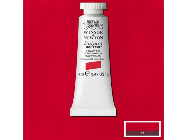 WINSOR & NEWTON DESIGNERS GOUACHE 14ML 524 PRIMARY RED 1