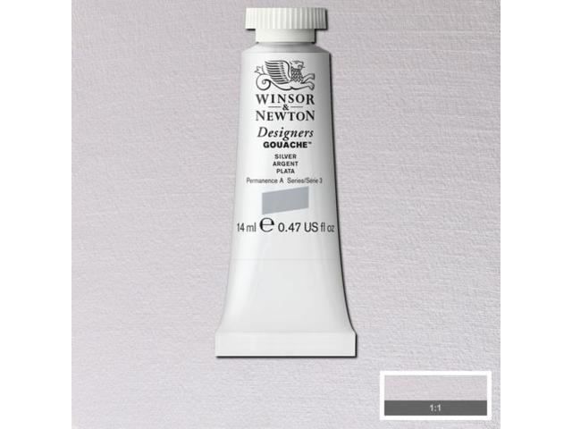 WINSOR & NEWTON DESIGNERS GOUACHE 14ML 617 SILVER 1