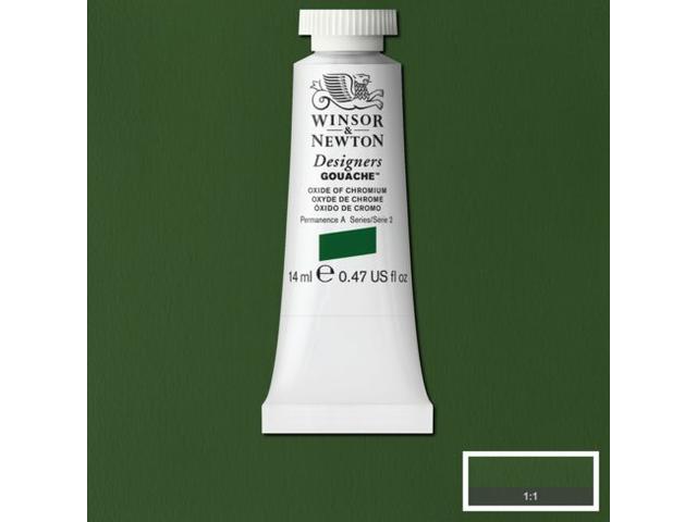 WINSOR & NEWTON DESIGNERS GOUACHE 14ML 459 OXIDE OF CHROMIUM 1