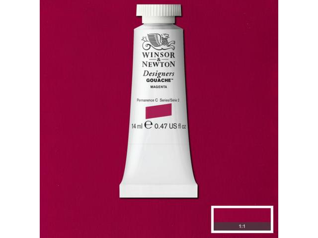 WINSOR & NEWTON DESIGNERS GOUACHE 14ML 380 MAGENTA 1