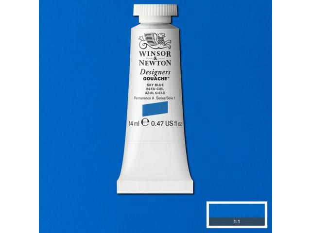 WINSOR & NEWTON DESIGNERS GOUACHE 14ML 621 SKY BLUE 1