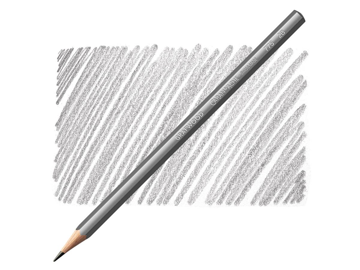CARAN D'ACHE GRAFWOOD ARTIST BLEISTIFT EXTRA FINE 2B 1