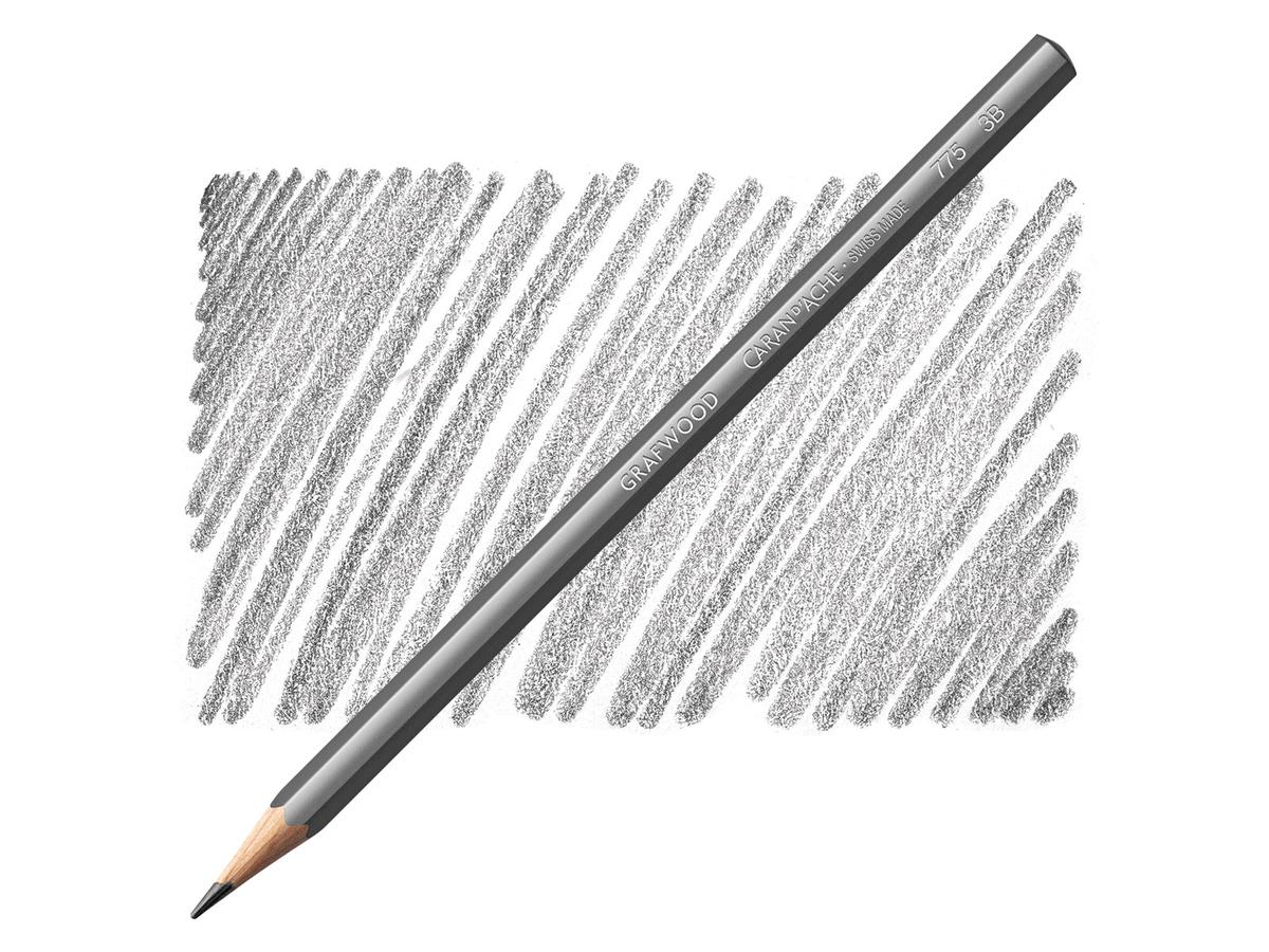CARAN D'ACHE GRAFWOOD ARTIST BLEISTIFT EXTRA FINE 3B 1