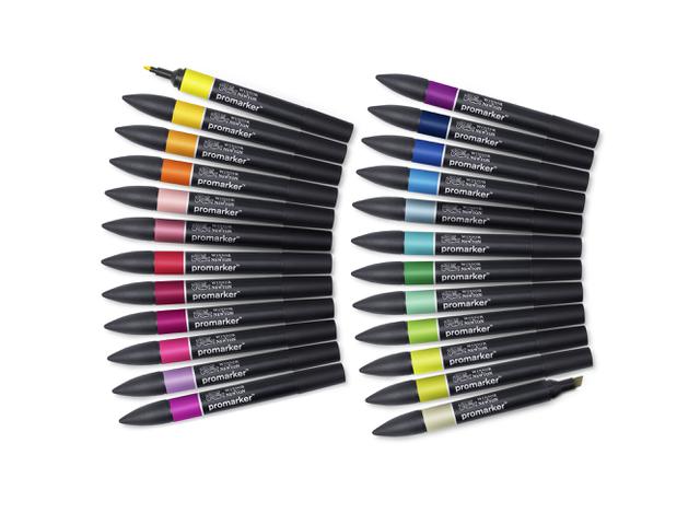 WINSOR & NEWTON PROMARKER SET STUDENT DESIGNER 24+1 IN ETUI 1