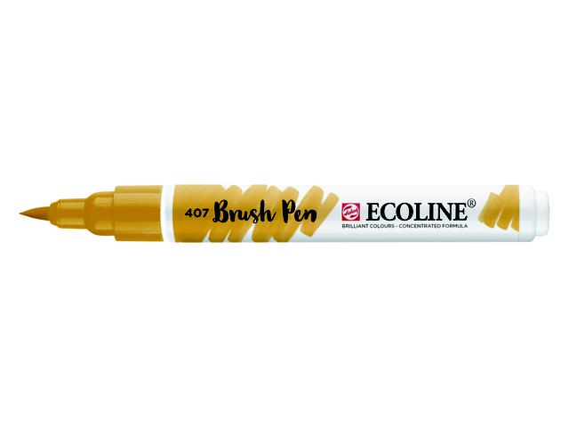 TALENS ECOLINE BRUSH PEN OCKER DUNKEL 1