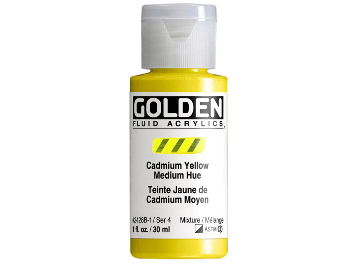 GOLDEN FLUID 30ML S4 428 KADMIUMGELB MITTEL FARBTON 1