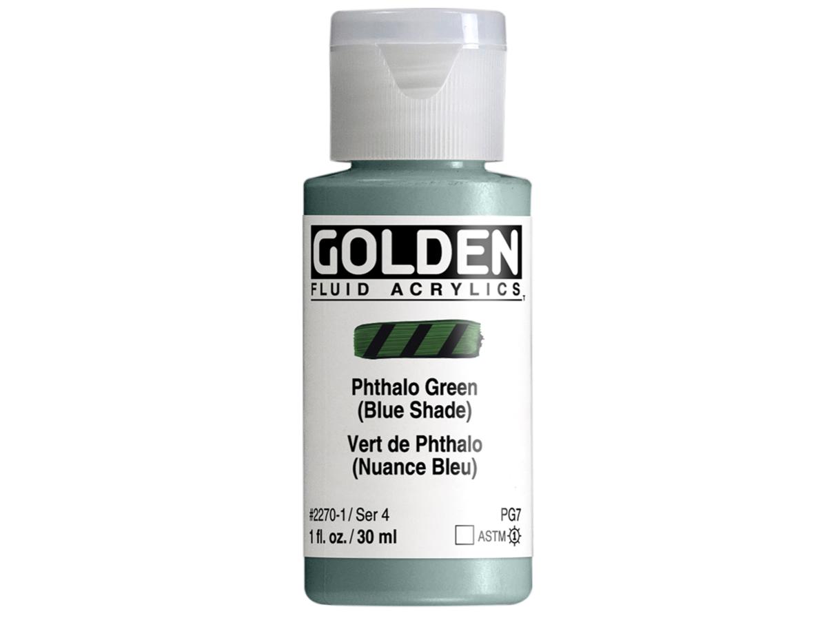 GOLDEN FLUID 30ML S4 270 PHTHALOGRÜN BLAUTON 1