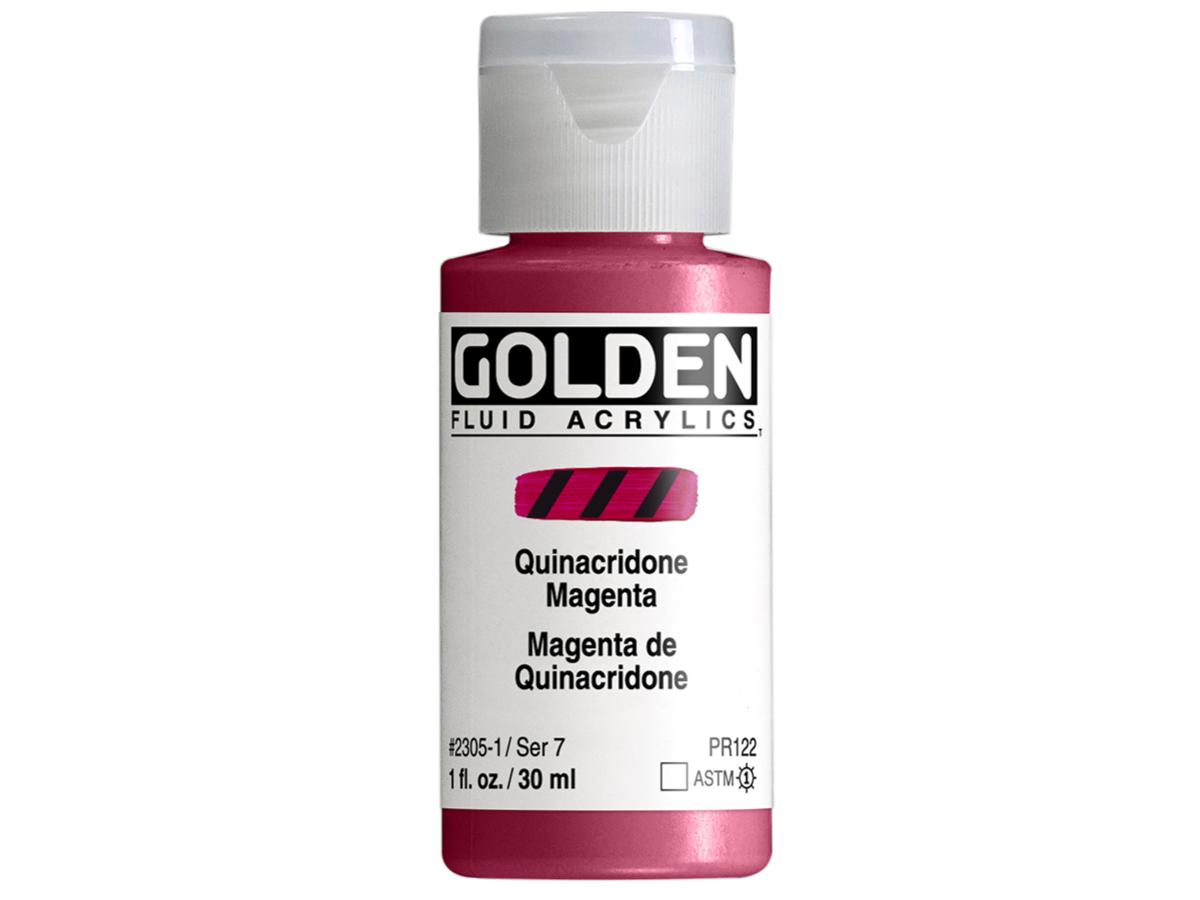 GOLDEN FLUID 30ML S7 305 QUINACRIDON-MAGENTA 1