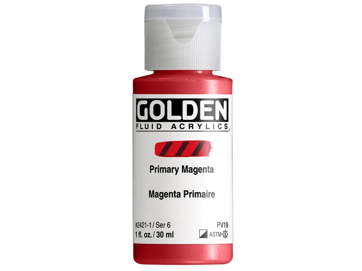 GOLDEN FLUID 30ML S6 421 PRIMÄRMAGENTA 1
