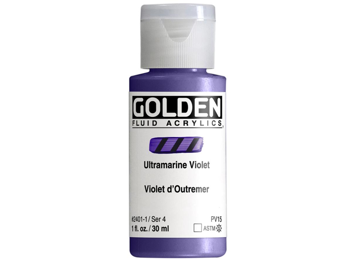 GOLDEN FLUID 30ML S4 401 ULTRAMARINVIOLETT 1