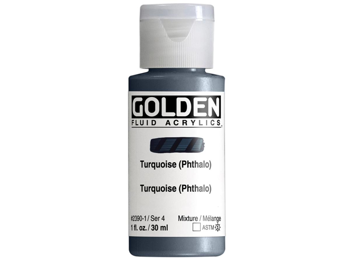 GOLDEN FLUID 30ML S4 390 PHTHALOTÜRKIS 1