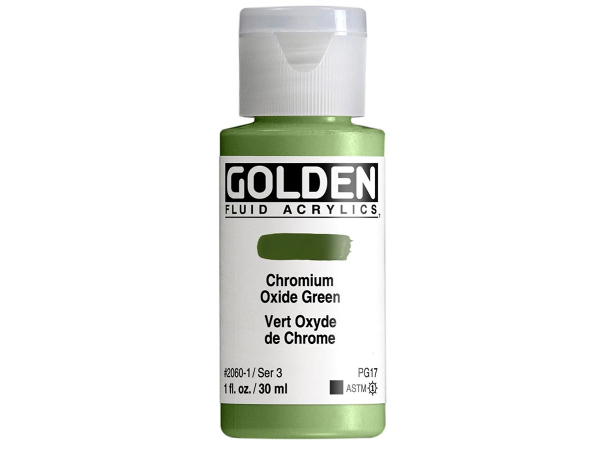 GOLDEN FLUID 30ML S3 060 CHROMOXIDGRÜN 1