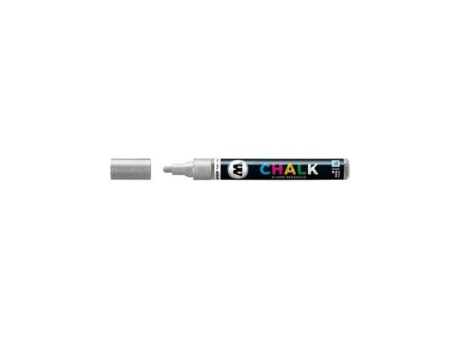 MOLOTOW CHALK MARKER METALLIC 4MM SILVER OP=OP 1