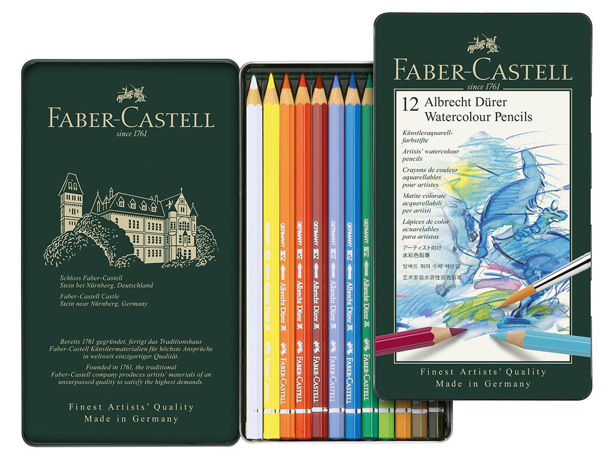 FABER-CASTELL DÜRER AQUARELLSTIFTE 12ER SET FC-117512 1