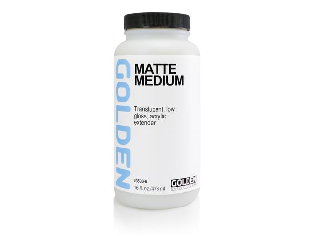 GOLDEN MEDIUM MATTE 3530 - 473ML  (WAS POLYMER MED. MATT) 1