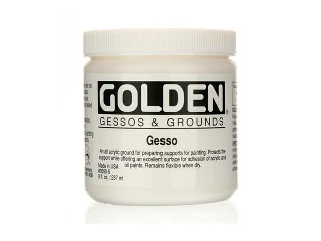 GOLDEN GESSO WIT 3550 237ML 1