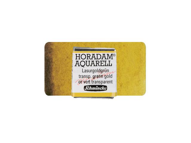 SCHMINCKE HORADAM AQUARELL 1/2 NAPF S3 537 LASURGOLDGRÜN 1
