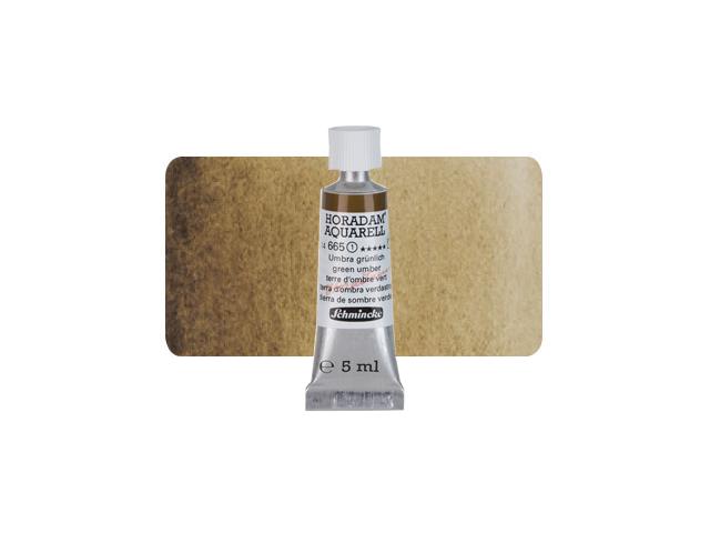 SCHMINCKE HORADAM AQUARELL TUBE 5ML S1 665 UMBRA GRÜNLICH 1