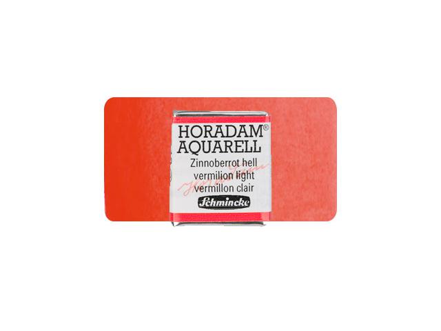 SCHMINCKE HORADAM AQUARELL 1/2 NAPF S2 342 ZINNOBERROT HELL 1